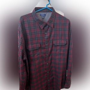 NWOT Croft & Barrow Men’s Long Sleeve Plaid Shirt Size XL